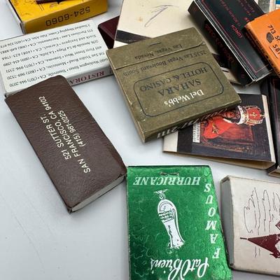 Vintage Matchbook Lot