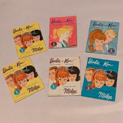 1960's Barbie Ken Midge Catalog Books Magazine Fashion Booklet Mattel (B)