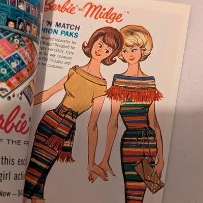 1960's Barbie Ken Midge Catalog Books Magazine Fashion Booklet Mattel (B)