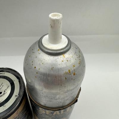 Vintage Texaco Sealed Oil Can & Tire Inflator