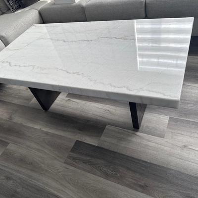 Burkhaus Marble Top Coffee Table