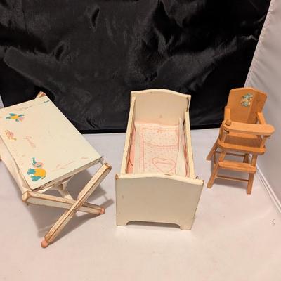 Vintage Ginnette Strombecker Doll Furniture (B)