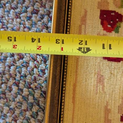 Bucilla Strawberry Basket Needlepoint Art (DSB)