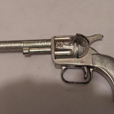 Vintage Toy Texas Cowboy Cap Gun 1950s Vintage Diecast KILGORE K PAL Paper Popper Single Shot Cap Pistol (B)
