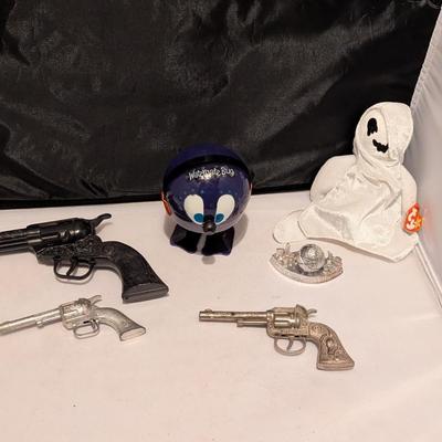 Vintage Toy Texas Cowboy Cap Gun 1950s Vintage Diecast KILGORE K PAL Paper Popper Single Shot Cap Pistol (B)