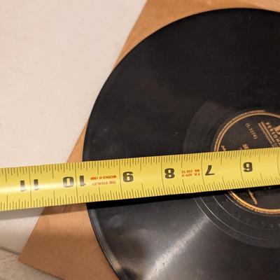 Decca Columbia 78 RPM 1940's Records & Carrying Case (B)