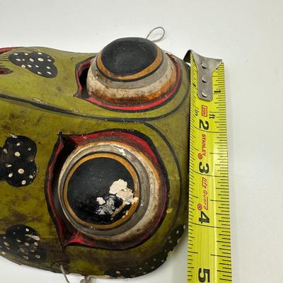 Vintage Mask Balinese Indonesian Godogan Frog