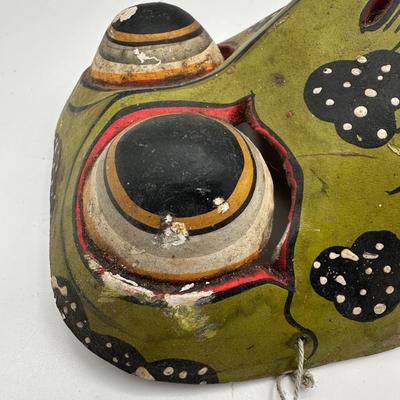 Vintage Mask Balinese Indonesian Godogan Frog