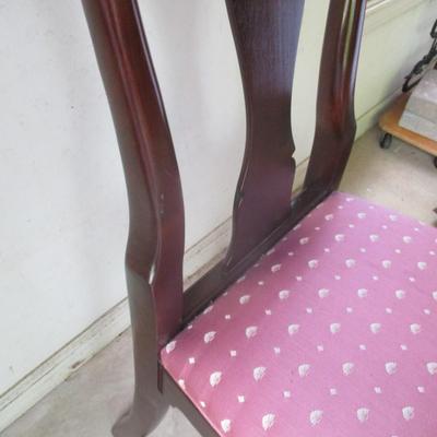 Set Of 4 Ethan Allen Georgian Court Solid Cherry Traditional Style Splat Back Dining Side Chair (G)
