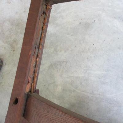 Antique Primitive Wooden Rocking Chair (G)