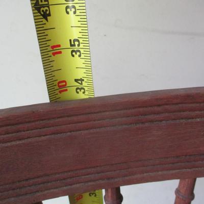 Antique Primitive Wooden Rocking Chair (G)