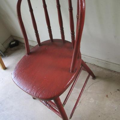 Solid Wood Painted Farmhouse Chair (G)