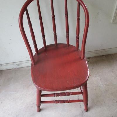 Solid Wood Painted Farmhouse Chair (G)