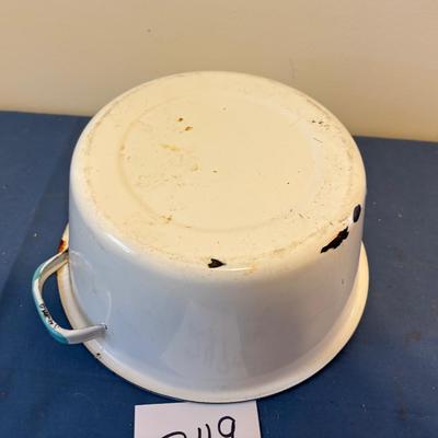 Vintage Enamel Pot
