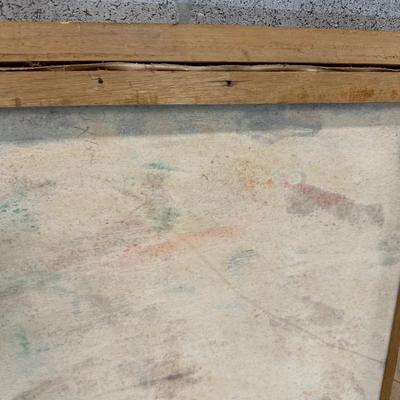 Vintage Bali Painting on Canvas