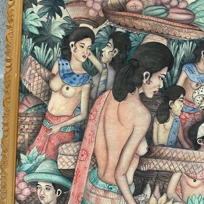 Sale Photo Thumbnail #294: Bali market painting

Original