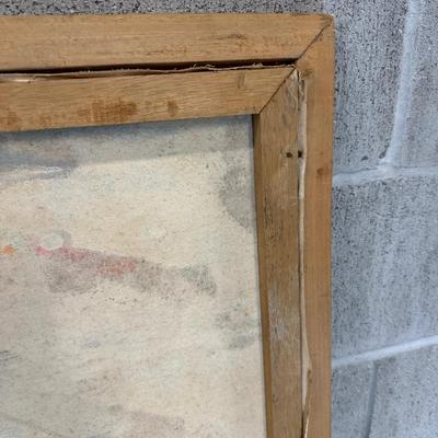 Vintage Bali Painting on Canvas