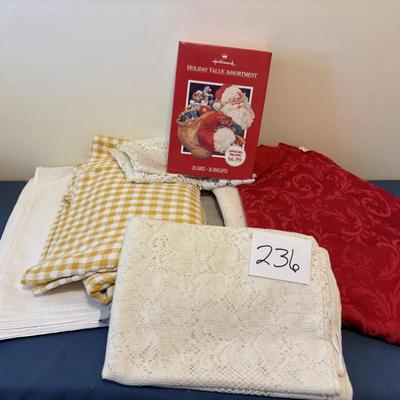 Table clothes and Cards