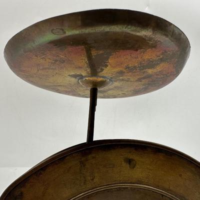 Exquisite antique German scale Rictus Art Deco Jakob Maul 1920 Brass Scale