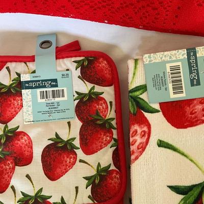 NEW Speckled Roasting 15” Pan, Hot pads, Mitts, Dish cloths