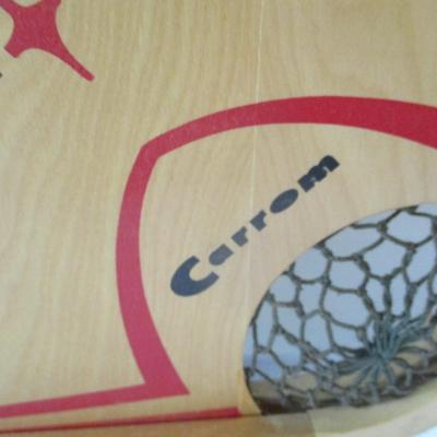 80's Carrom Checkers Backgammon Shuffle Game Board (G)