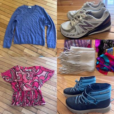 Collection of Women’s Shoes and Accessories - Shoe Size 8-9W (B2-DZ)