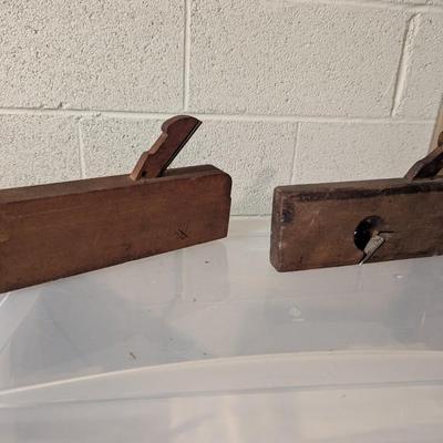 Antique Wood Molding Planes #7 & #8 (TR)