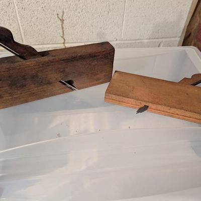 Antique Wood Molding Planes #9 & #10 (TR)