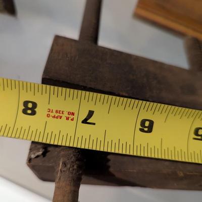 Antique Wood Molding Planes #11 & #12 & All Wooden Clamp Vises (TR)