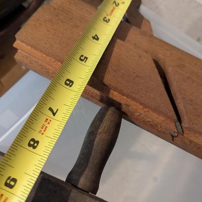 Antique Wood Molding Planes #11 & #12 & All Wooden Clamp Vises (TR)