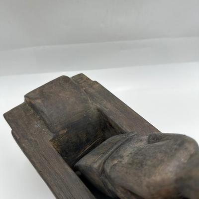 Vintage Indonesian Wooden Betel Nut (areca nut) Pestle Box