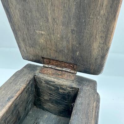 Vintage Indonesian Wooden Betel Nut (areca nut) Pestle Box