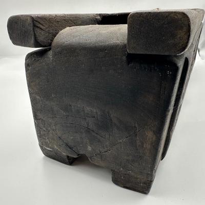 Vintage Indonesian Wooden Betel Nut (areca nut) Pestle Box