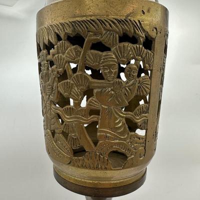 Vintage Chinese Brass Incense Burner