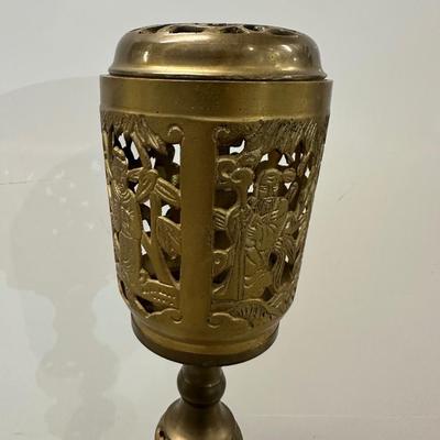 Vintage Chinese Brass Incense Burner