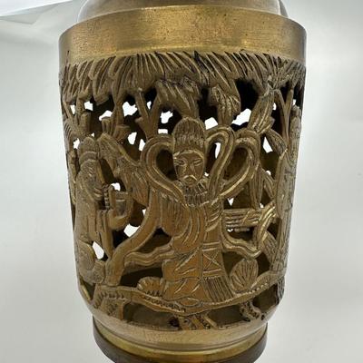 Vintage Chinese Brass Incense Burner