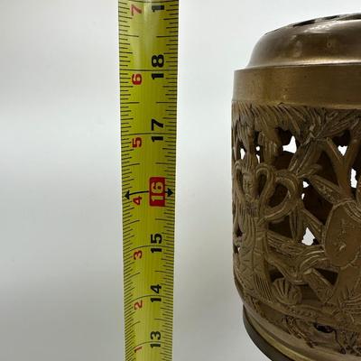 Vintage Chinese Brass Incense Burner