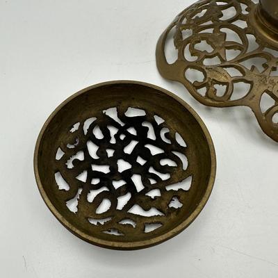 Vintage Chinese Brass Incense Burner