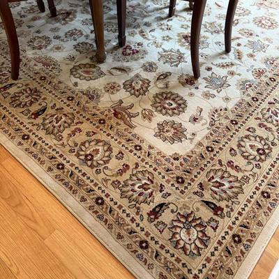 Welbourne ivory and beige rug 7.7 x 10.6