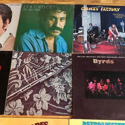 Lot of 16 Classic Rock Vinyl LPs – Chicago, Buffalo Springfield, Blood Sweat & Tears, Byrds, More!