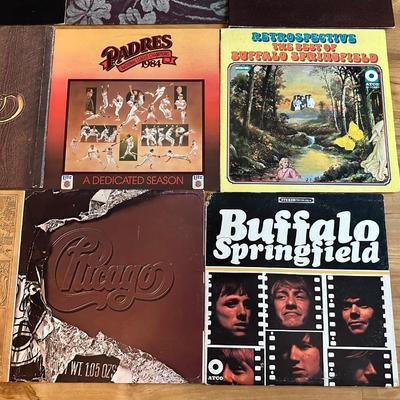 Lot of 16 Classic Rock Vinyl LPs – Chicago, Buffalo Springfield, Blood Sweat & Tears, Byrds, More!