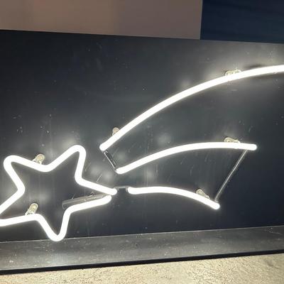 Shooting Star - Metal & Neon - By Eric Ehlenberger