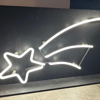 Shooting Star - Metal & Neon - By Eric Ehlenberger