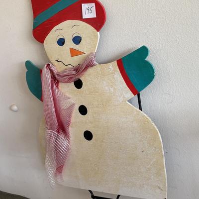 Yard Snowman