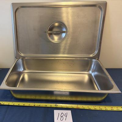 Stainless Steel Pan and Lid
