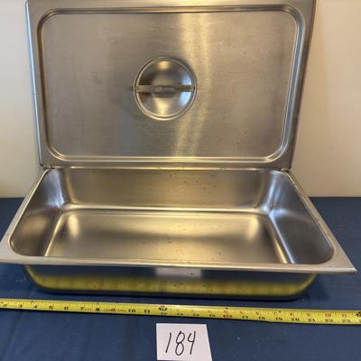 Stainless Steel Pan and Lid