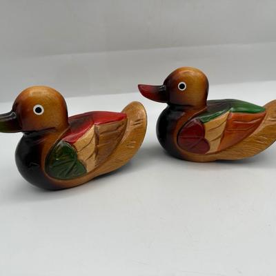 Sale Photo Thumbnail #525: Colorful hand painted ducks