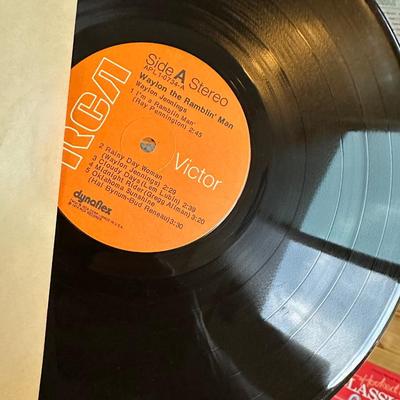 Record Lot Waylon Jennings, Chicago, Marvin Gaye