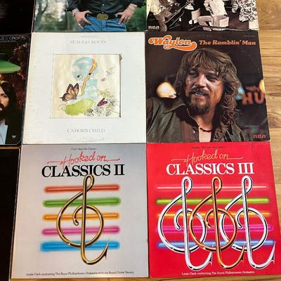 Record Lot Waylon Jennings, Chicago, Marvin Gaye