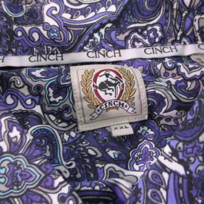 New Cinch men's long-sleeved shirt, size 2XL